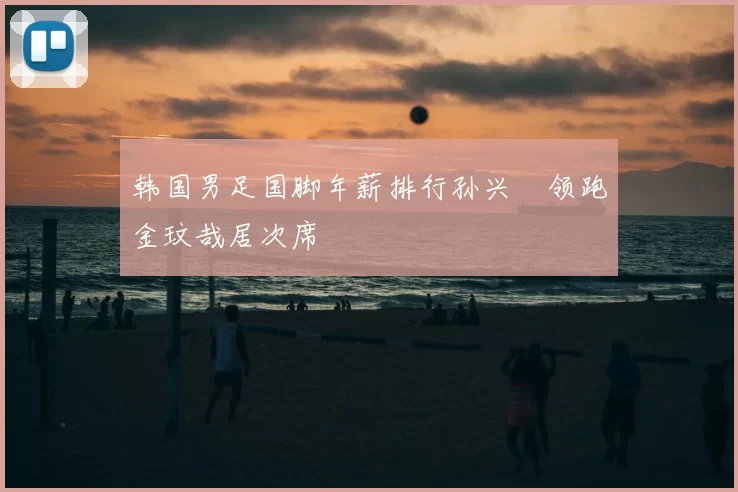 韩国男足国脚年薪排行孙兴慜领跑金玟哉居次席