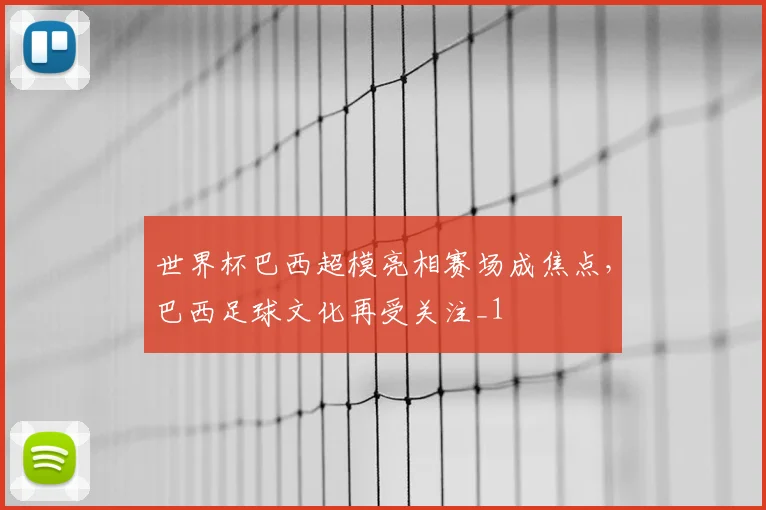 世界杯巴西超模亮相赛场成焦点,巴西足球文化再受关注_1